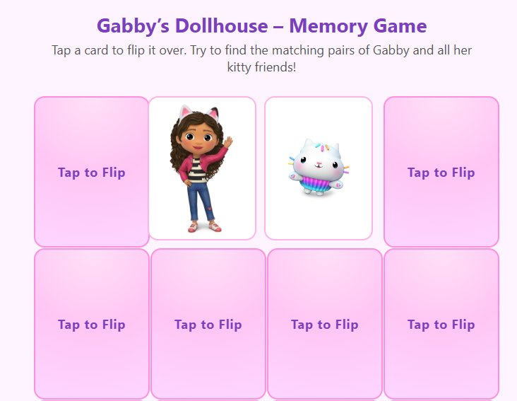 Gabby's Memory Game